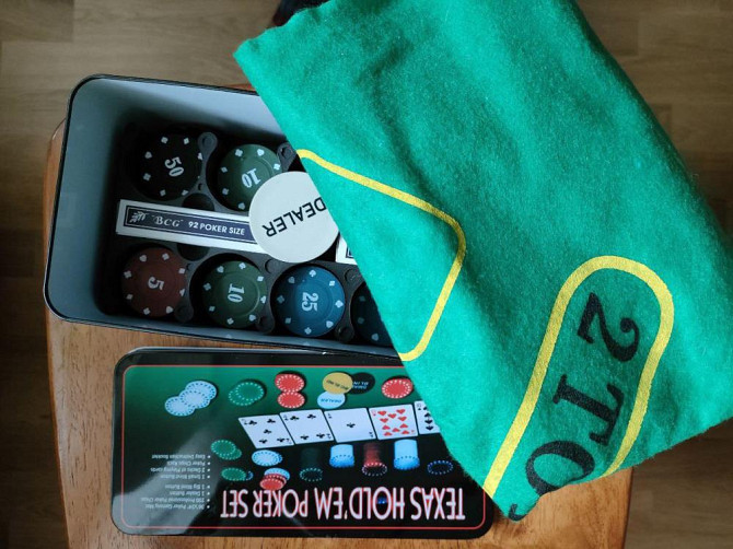 Покерный набор - 200 фишек, 2 колоды  - изображение 3