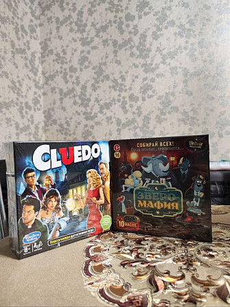 Продам настольные игры Клуедо Kluedo и Зверо-мафия  - изображение 1