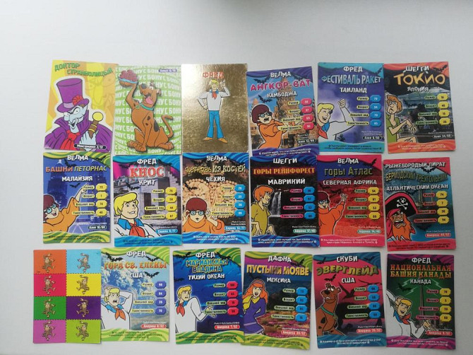 Карточки скуби ду 18 штук  - изображение 1