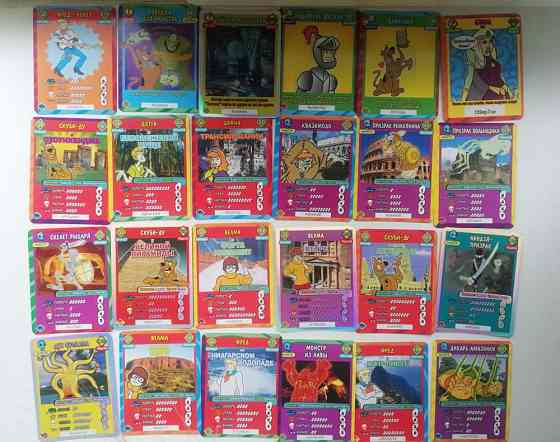 Карточки скуби ду 24 штуки 