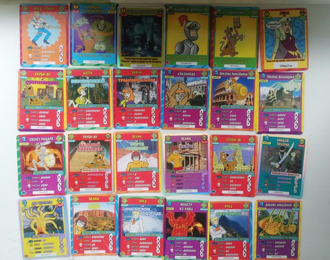 Карточки скуби ду 24 штуки  - изображение 1