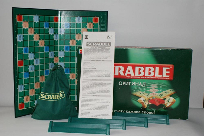 Скраббл ("Эрудит" от Маттел) настольная игра  - изображение 1