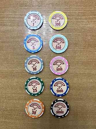 Фишки для покера и других карточных игр 