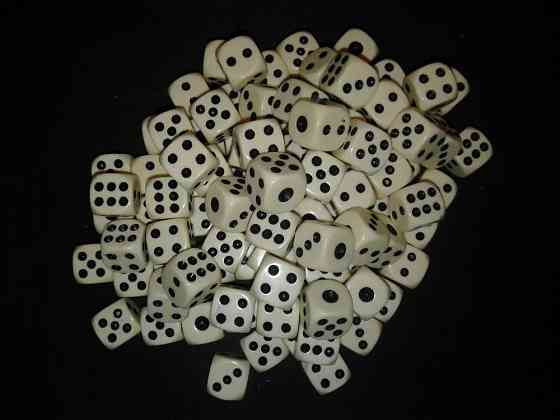 Кубик шестигранный, 11 мм, для настольных игр 