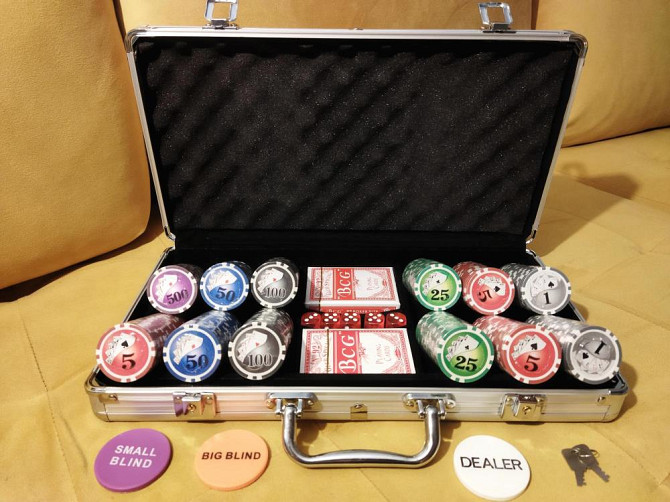Premium Poker новый набор для покера, покер кейс  - изображение 2
