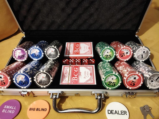 Premium Poker новый набор для покера, покер кейс  - изображение 1