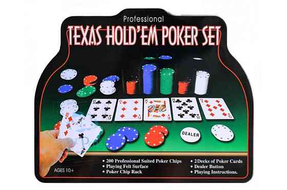 Набор для покера Hold'em Light на 200 фишек 