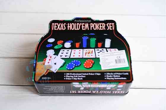 Набор для покера Hold'em Light на 200 фишек 