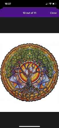 Деревянный пазл unidragon tree of life mandala 