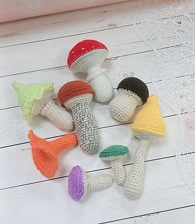 Грибы вязанве  - изображение 2