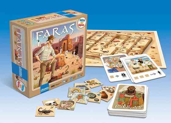 Настольная игра «Фарас» про археологич. раскопки 