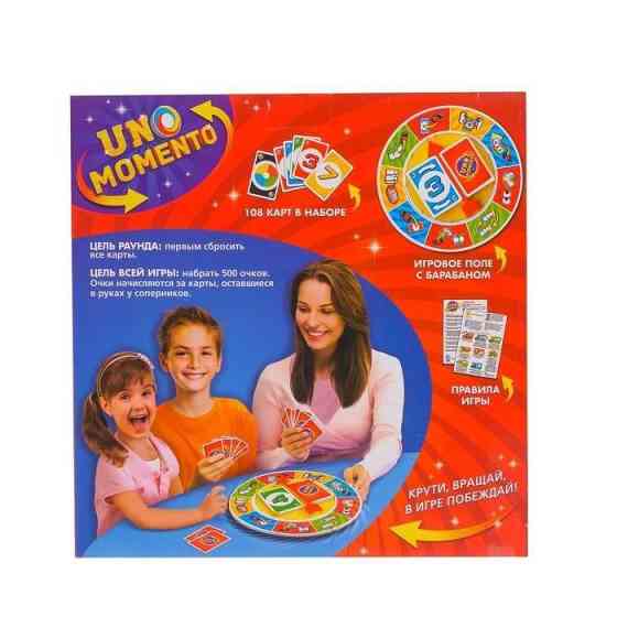 UNO Momento Настольная игра на везение и логику 