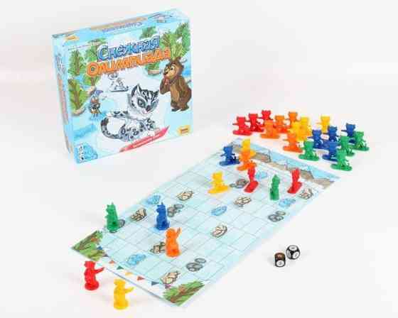 Настольная игра "Снежная олимпиада" для всей семьи 