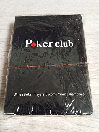 Карты для покера пластиковые Poker club  - изображение 1