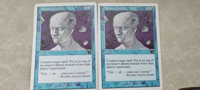 Magic The Gathering Карты MTG Memory Lapse Predict  - изображение 3