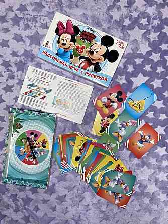 Настольные игры Disney Микки маус развивающие 