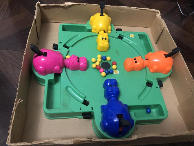 Настольная игра зоо бильярд бегемотики  - изображение 1