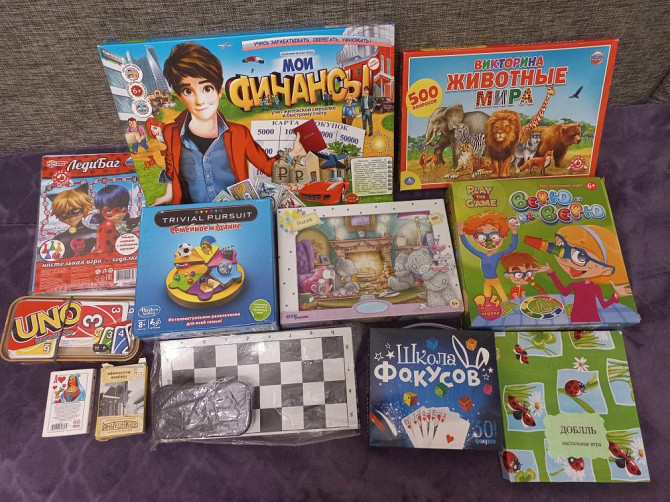 Настольные развивающие игры 12шт  - изображение 1