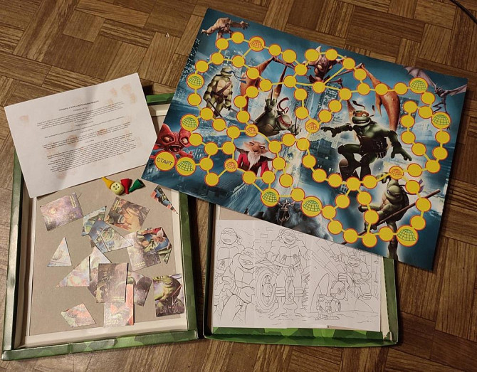 Настольная игра черепашки-ниндзя, кошки-мышки  - изображение 4