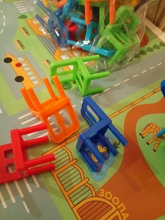 Настольная игра Стульчики/Падающая Башня  - изображение 2