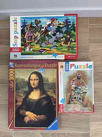 Пазлы ravensburger и тд 