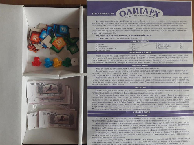 Настольная игра Олигарх  - изображение 3