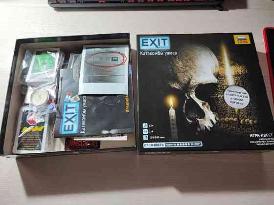 Настольная игра "exit-Квест: Катакомбы ужаса" 