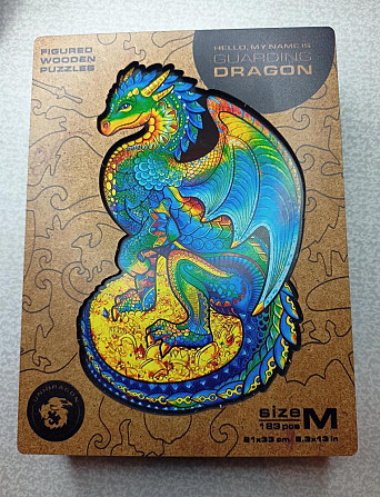 Деревянный пазл Unidragon Оберегающий дракон  - изображение 1
