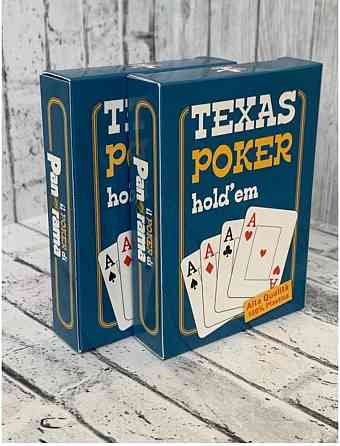 Пластиковые игральные карты Texas Poker Holdem 