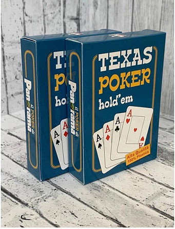 Пластиковые игральные карты Texas Poker Holdem  - изображение 1