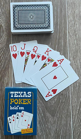 Пластиковые игральные карты Texas Poker Holdem  - изображение 2