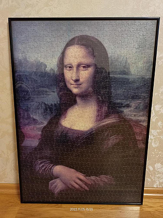 Пазлы Мона Лиза (Джоконда) 1000 шт. с рамкой  - изображение 1