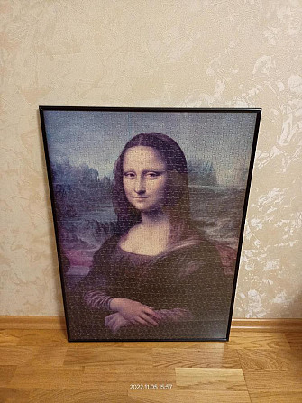 Пазлы Мона Лиза (Джоконда) 1000 шт. с рамкой  - изображение 3