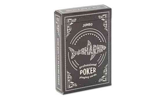 Карты  Shark poker size, index jumbo 