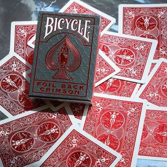 Карты Bicycle MetalLuxe Crimson 