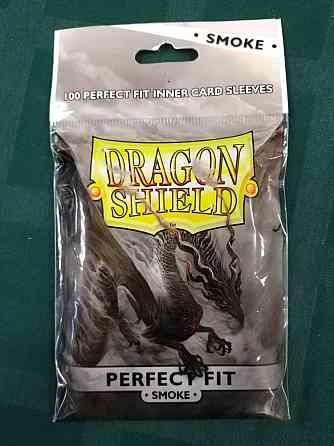 Протекторы Dragon Shield (100 шт., 63х88 мм): Perfect Fit полупрозрачные 