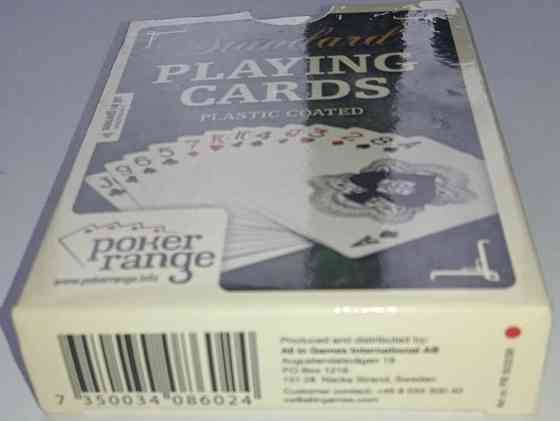 карты STANDARD PLAYING CARDS Poker range 54шт 