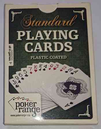 карты STANDARD PLAYING CARDS Poker range 54шт 