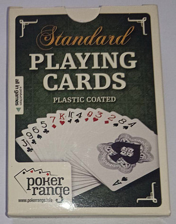 карты STANDARD PLAYING CARDS Poker range 54шт  - изображение 1