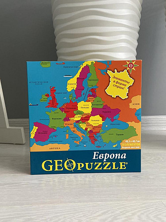 Мозаика/пазл Геопазл Европа (GEOpuzzle Europe)  - изображение 1