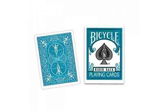 Карты Bicycle Standard Turquoise (бирюзовая рубашка) 