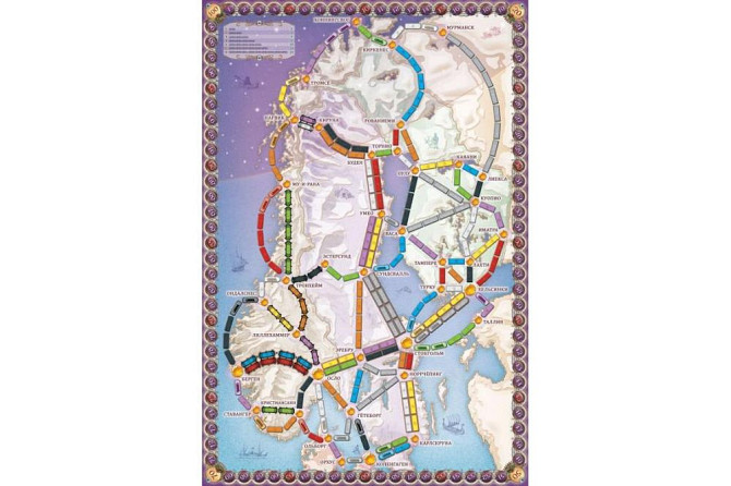 Настольная игра Ticket to Ride Северные страны (Билет на поезд)  - изображение 3