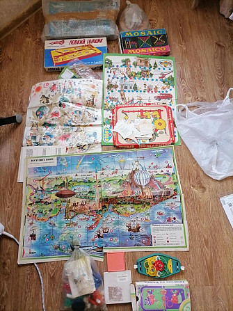 Настольные игры СССР 12 игр различной комплектации  - изображение 1