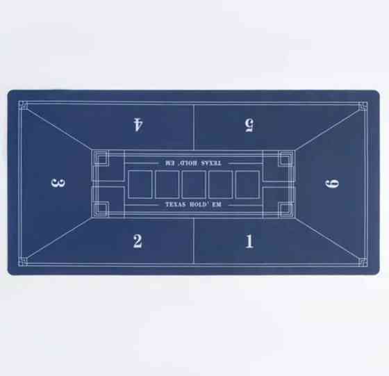 Сукно для покера, прорезиненное, 120 х 60 см. 