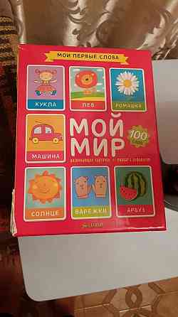 Clever Мой мир. Развивающие карточки 100 слов 