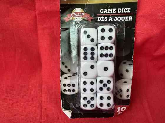 Набор кубиков 10 шт game dice 