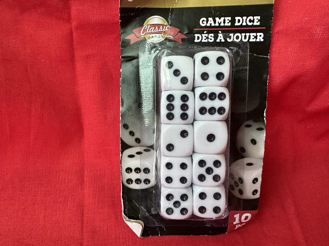 Набор кубиков 10 шт game dice  - изображение 2