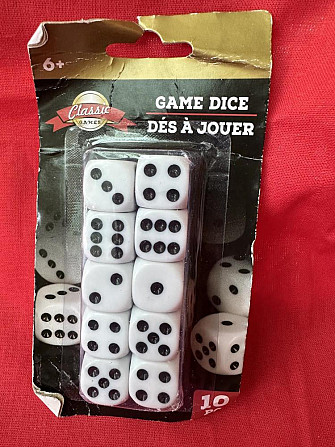 Набор кубиков 10 шт game dice  - изображение 1