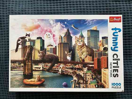 Пазл Trefl Funny cities Cats in New York 1000 