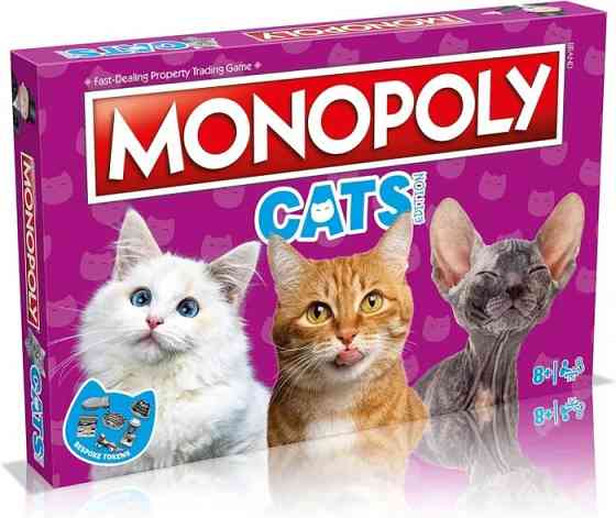 Настольная игра монополия Кошки Winning Moves Cats 